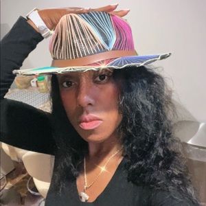 Colorful cowgirl hat